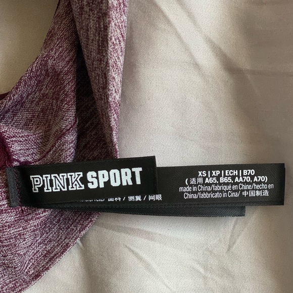 Pink sports bra - Picture 2 of 3
